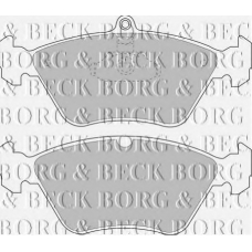 BBP1487 BORG & BECK Комплект тормозных колодок, дисковый тормоз
