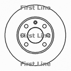 FBD265 FIRST LINE Тормозной диск