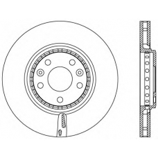 BDA2547.20 OPEN PARTS Тормозной диск