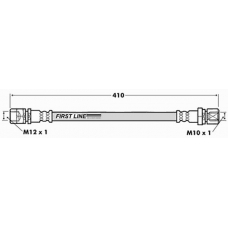 FBH6355 FIRST LINE Тормозной шланг