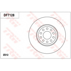 DF7128 TRW Тормозной диск
