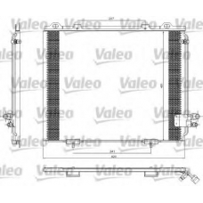 817252 VALEO Конденсатор, кондиционер