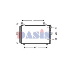 362004N AKS DASIS Конденсатор, кондиционер