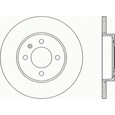 BDA1582.10 OPEN PARTS Тормозной диск