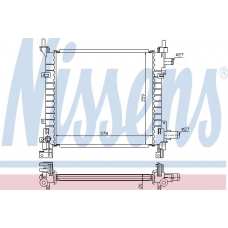 620831 NISSENS Радиатор, охлаждение двигателя