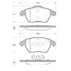 BLF3019 QUINTON HAZELL Комплект тормозных колодок, дисковый тормоз
