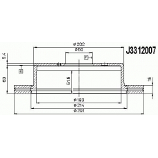 J3312007 NIPPARTS Тормозной диск