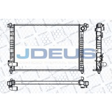 RA0700000 JDEUS Радиатор, охлаждение двигателя