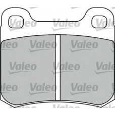 551012 VALEO Комплект тормозных колодок, дисковый тормоз