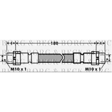 BBH7394 BORG & BECK Тормозной шланг