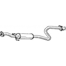 283-851 BOSAL Средний глушитель выхлопных газов