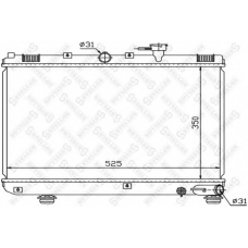 10-25464-SX STELLOX Радиатор, охлаждение двигателя