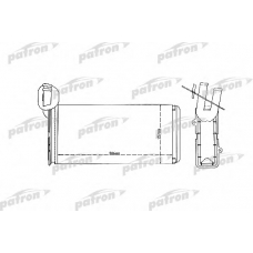 PRS2079 PATRON Теплообменник, отопление салона