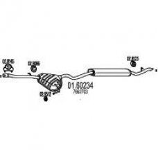 01.60234 MTS Глушитель выхлопных газов конечный