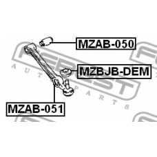 MZAB-050 FEBEST Подвеска, рычаг независимой подвески колеса