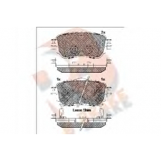 RB2188 R BRAKE Комплект тормозных колодок, дисковый тормоз