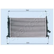 RDA053081 JAPANPARTS Радиатор, охлаждение двигателя