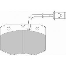 FD6490N NECTO Комплект тормозных колодок, дисковый тормоз