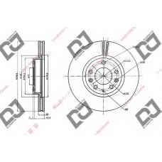 BD2089 DJ PARTS Тормозной диск