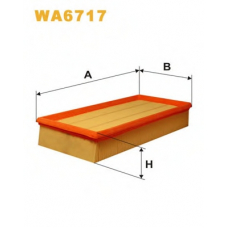 WA6717 WIX Воздушный фильтр