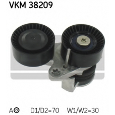 VKM 38209 SKF Натяжной ролик, поликлиновой  ремень