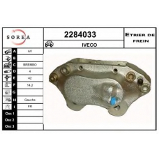 2284033 EAI Тормозной суппорт