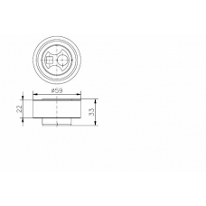 TKR 9811 TIMKEN Натяжной ролик, ремень грм