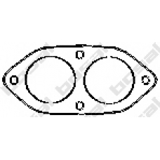 256-947 BOSAL Прокладка, труба выхлопного газа