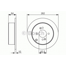 0 986 479 371 BOSCH Тормозной диск