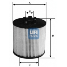 25.047.00 UFI Масляный фильтр