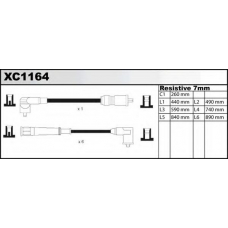 XC1164 QUINTON HAZELL Комплект проводов зажигания