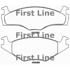 FBP1140 FIRST LINE Комплект тормозных колодок, дисковый тормоз