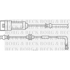 BWL3018 BORG & BECK Сигнализатор, износ тормозных колодок