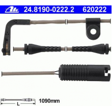 24.8190-0222.2 ATE Сигнализатор, износ тормозных колодок