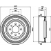 MBD043 MINTEX Тормозной барабан