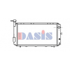 350070N AKS DASIS Радиатор, охлаждение двигателя