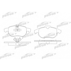 PBP1520 PATRON Комплект тормозных колодок, дисковый тормоз