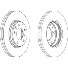 DDF1210-1 FERODO Тормозной диск