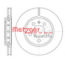 6646.10 METZGER Тормозной диск