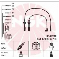 7192 NGK Комплект проводов зажигания