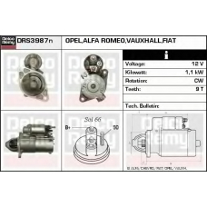 DRS3987N DELCO REMY Стартер