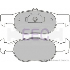 BRP1051 EEC Комплект тормозных колодок, дисковый тормоз