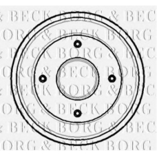 BBR7105 BORG & BECK Тормозной барабан