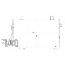 030-016-0001 LORO Конденсатор, кондиционер