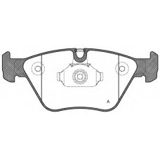 BPA0963.00 OPEN PARTS Комплект тормозных колодок, дисковый тормоз