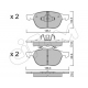 822-534-1 CIFAM Комплект тормозных колодок, дисковый тормоз