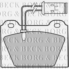 BBP1048 BORG & BECK Комплект тормозных колодок, дисковый тормоз