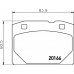 2016603 TEXTAR Комплект тормозных колодок, дисковый тормоз