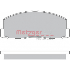 1170569 METZGER Комплект тормозных колодок, дисковый тормоз