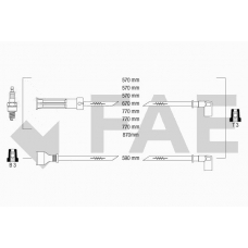 85360 FAE Комплект проводов зажигания